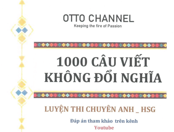1000 Sentence building thi Chuyên – HSG – Olympic 30-04_Otto Channel
